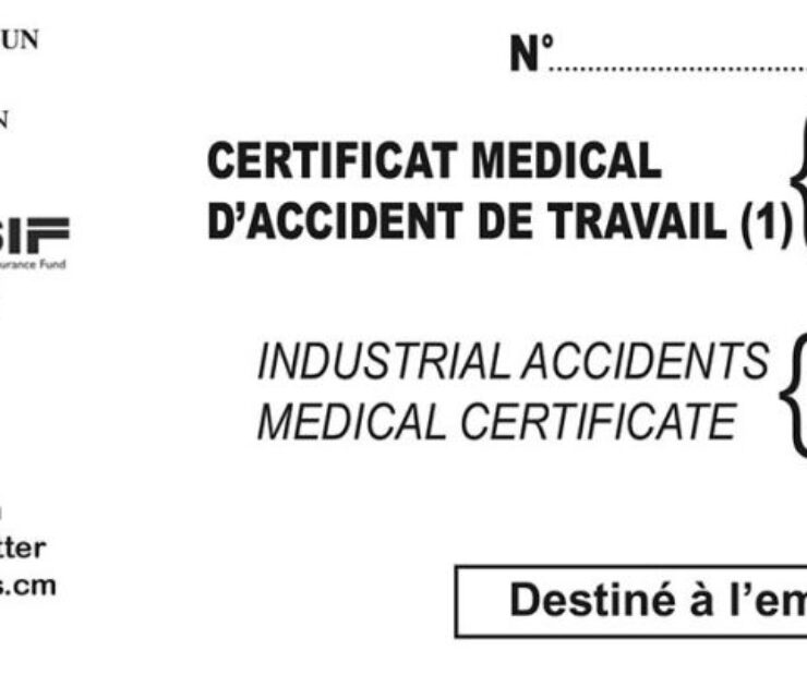 Certificat Médical d’accident de travail Initial de prolongation, CNPS Cameroun, PDF