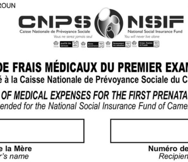 Certificat de frais Médicaux du Premier examen Prénatal, CNPS Cameroun, PDF